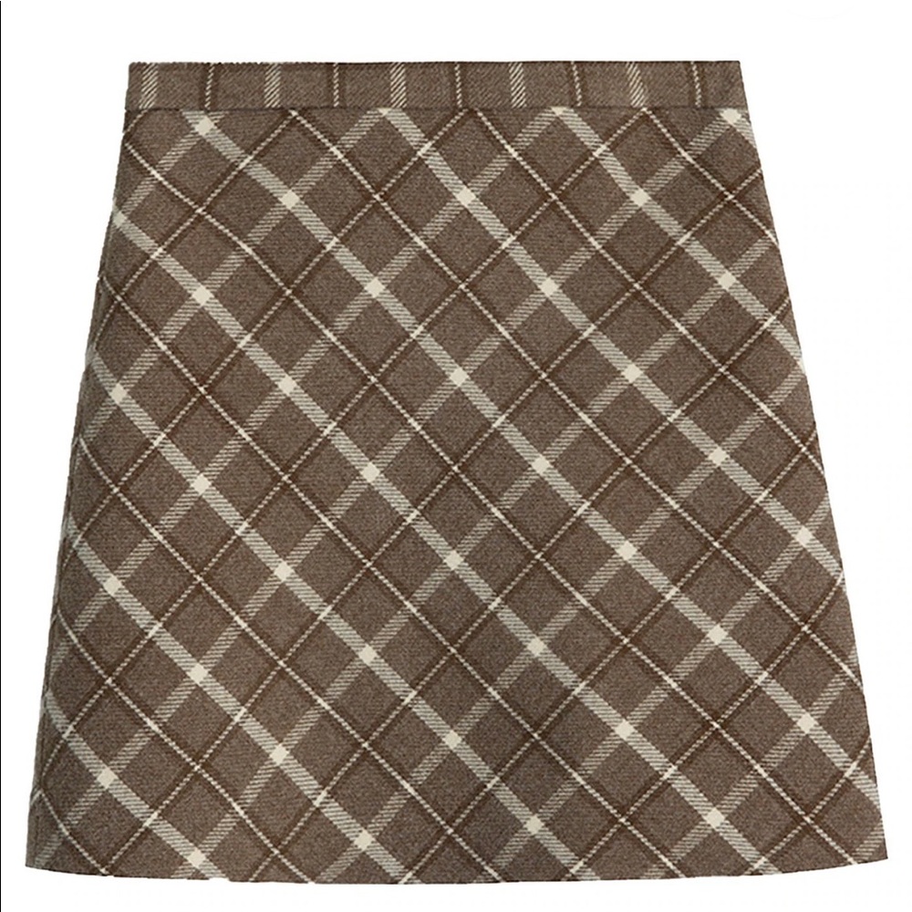 COCO' PLAID MINI SKIRT, Medium, Goodnight Macaroon